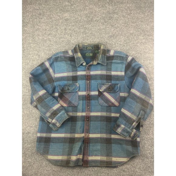 J. Forest & CO Other - Vintage J. Forest & Co Flannel Shacket Men's XL Blue Plaid Long Sleeve Shirt